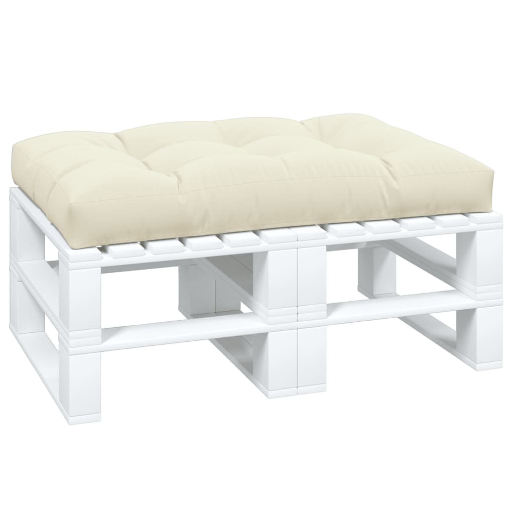 Palettenkissen Anthrazit 50x50x12 cm Stoff