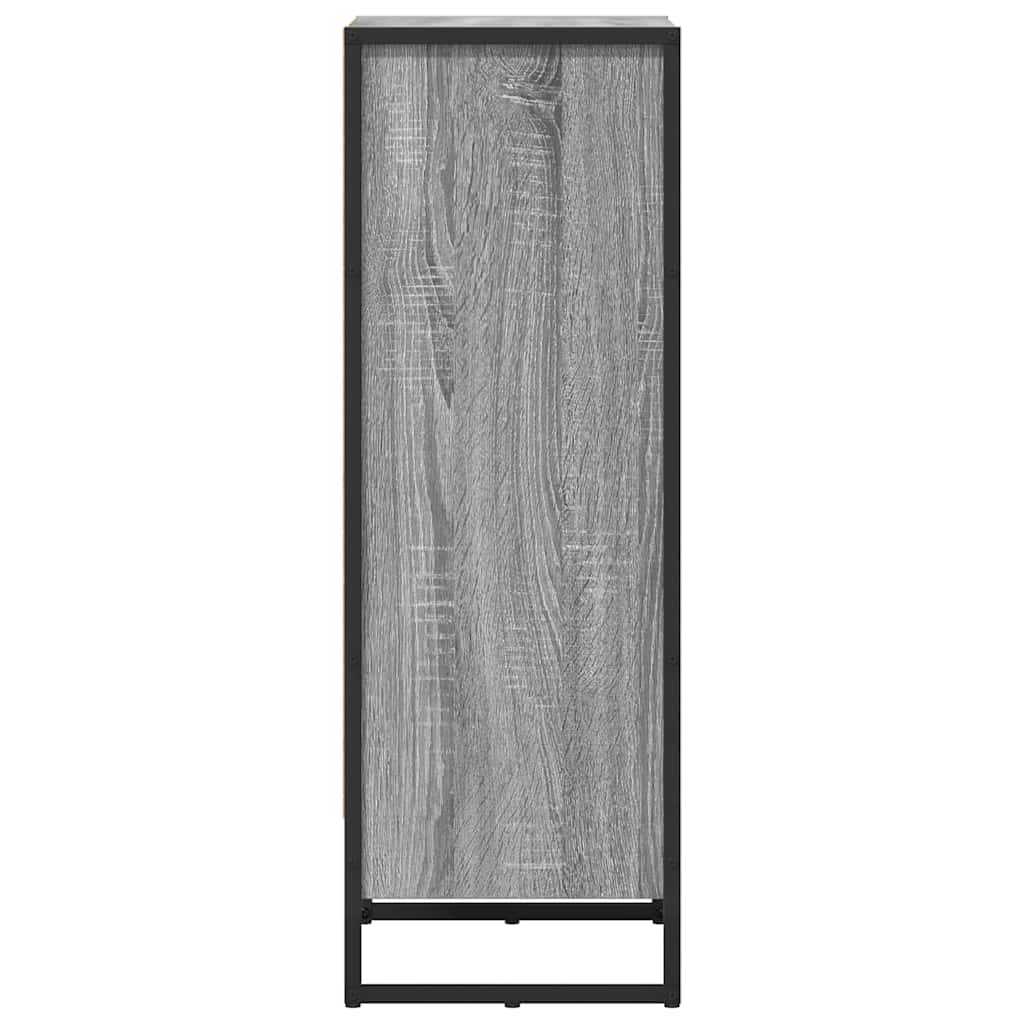 Bücherregal 2 pcs Schwarz Eichen-Optik 60 x 30 x 189,5 cm