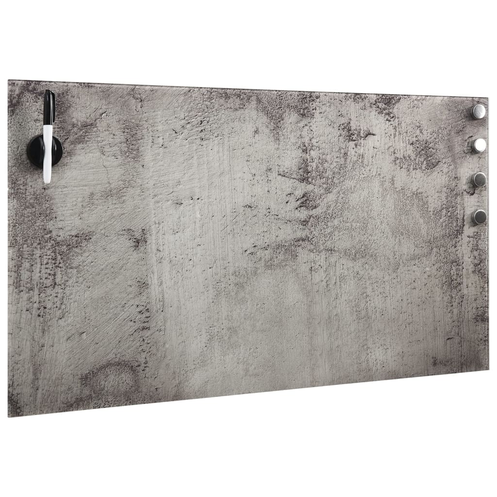 Magnettafel Wandmontage Glas 50x50 cm