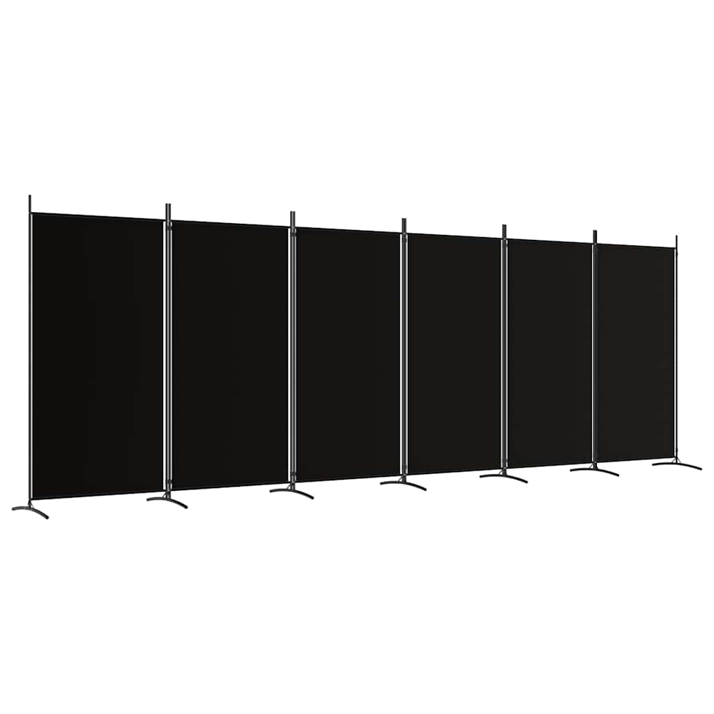 3-tlg. Raumteiler Weiß 260x180 cm Stoff