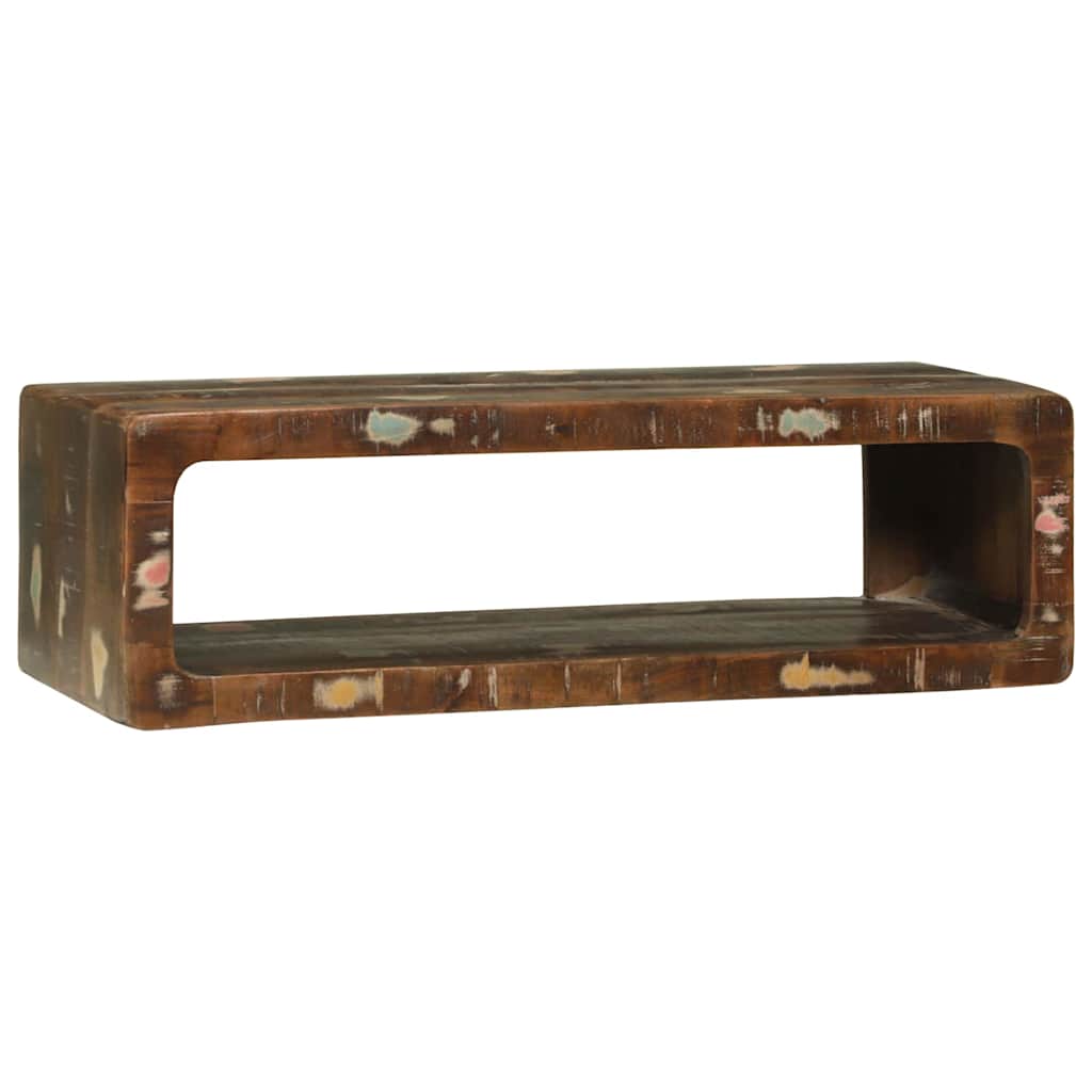 TV-Schränk mit Regal Braun 60 x 30 x 25 cm Massivholz Mango