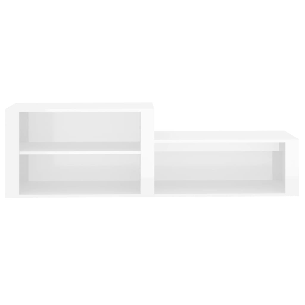Schuhschrank Weiß 150x35x45 cm Holzwerkstoff