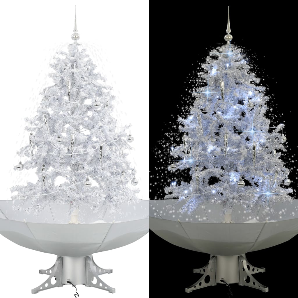 Schneiender Weihnachtsbaum mit Schirmfuß Grün 75 cm