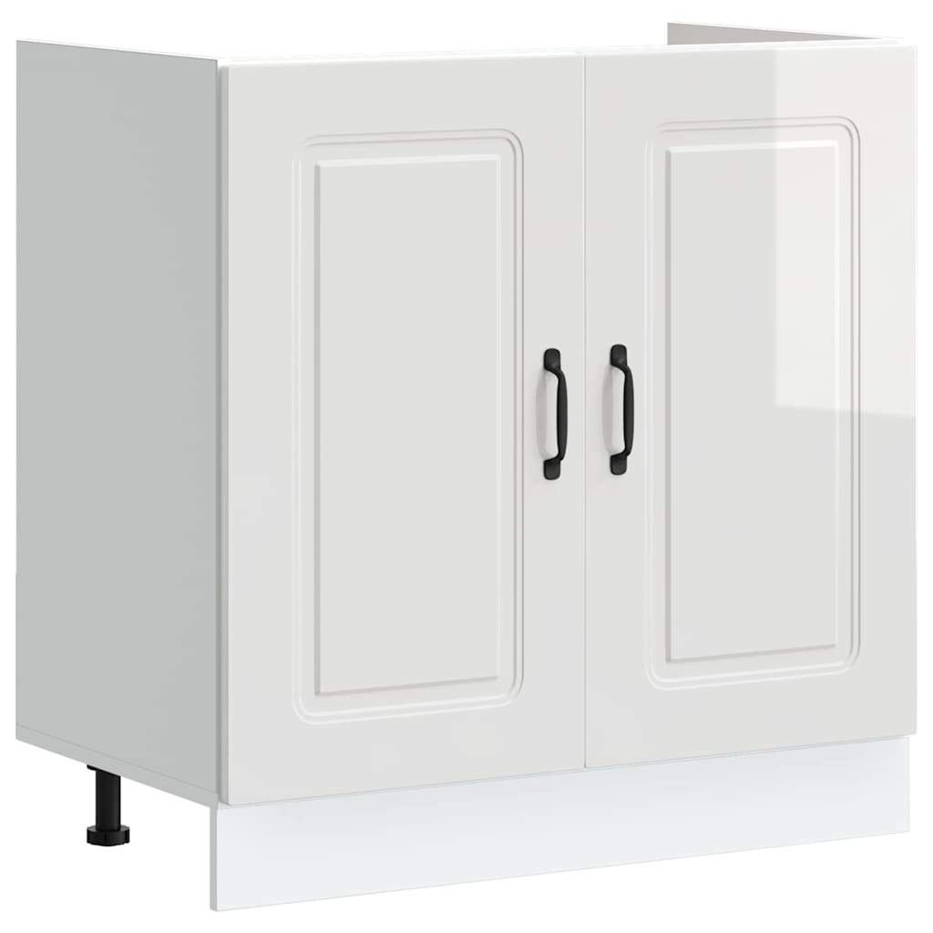 Küchenschrank Kalmar Weiß 80 x 46 x 81.5 cm Holzwerkstoff