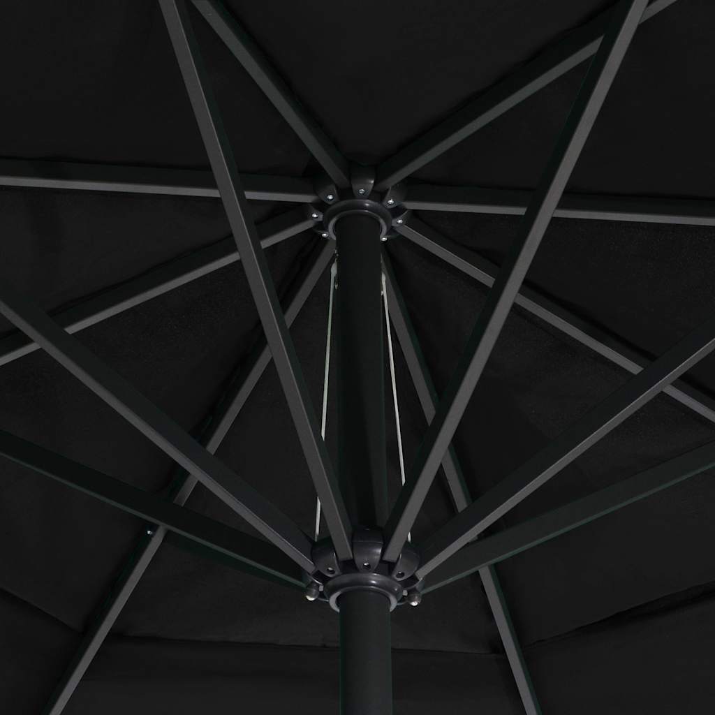 Sonnenschirm Weiß Aluminium 500 cm