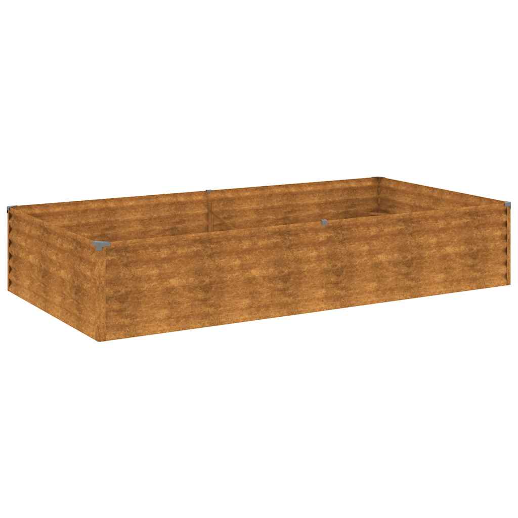 Garten-Hochbeet 100 x 50 x 36 cm Cortenstahl