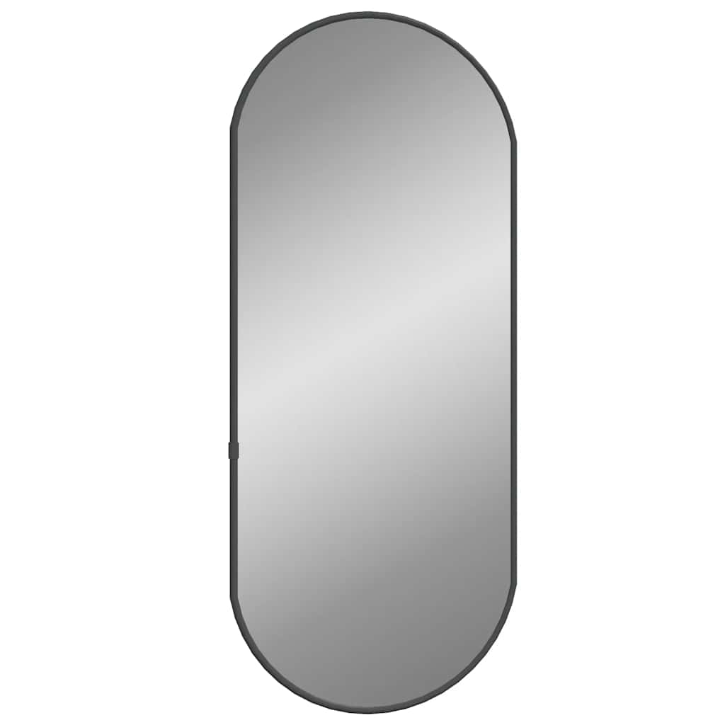 Wandspiegel Silbern 50x20 cm Oval