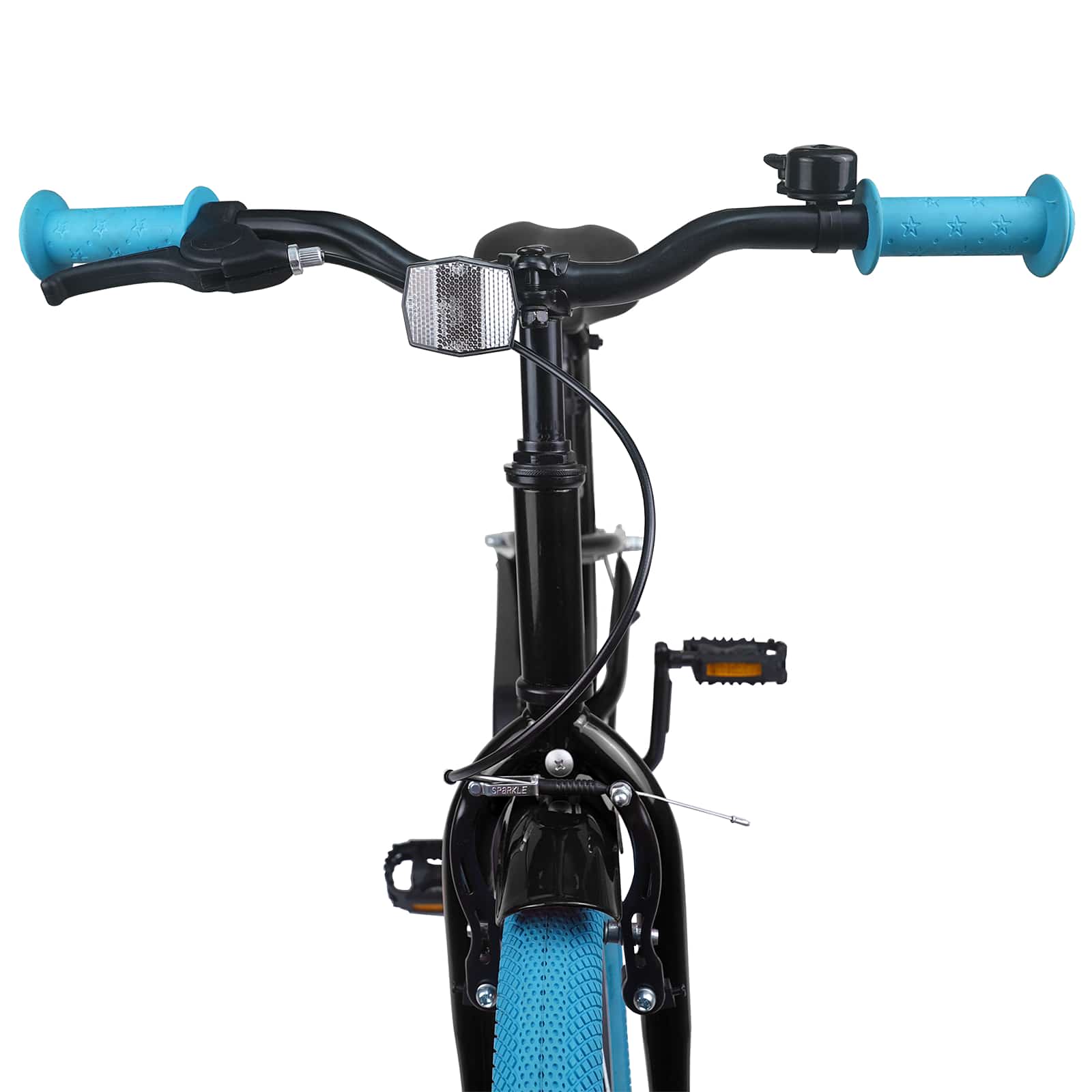Kinderfahrrad 16 Zoll für 4-6 Jahre alt Schwarz