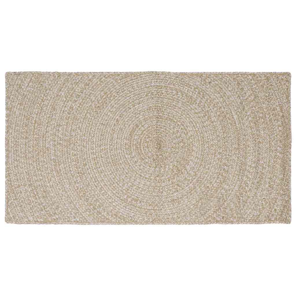 Bereichsteppiche Natürlich und Weiß 60 x 250 cm Jute