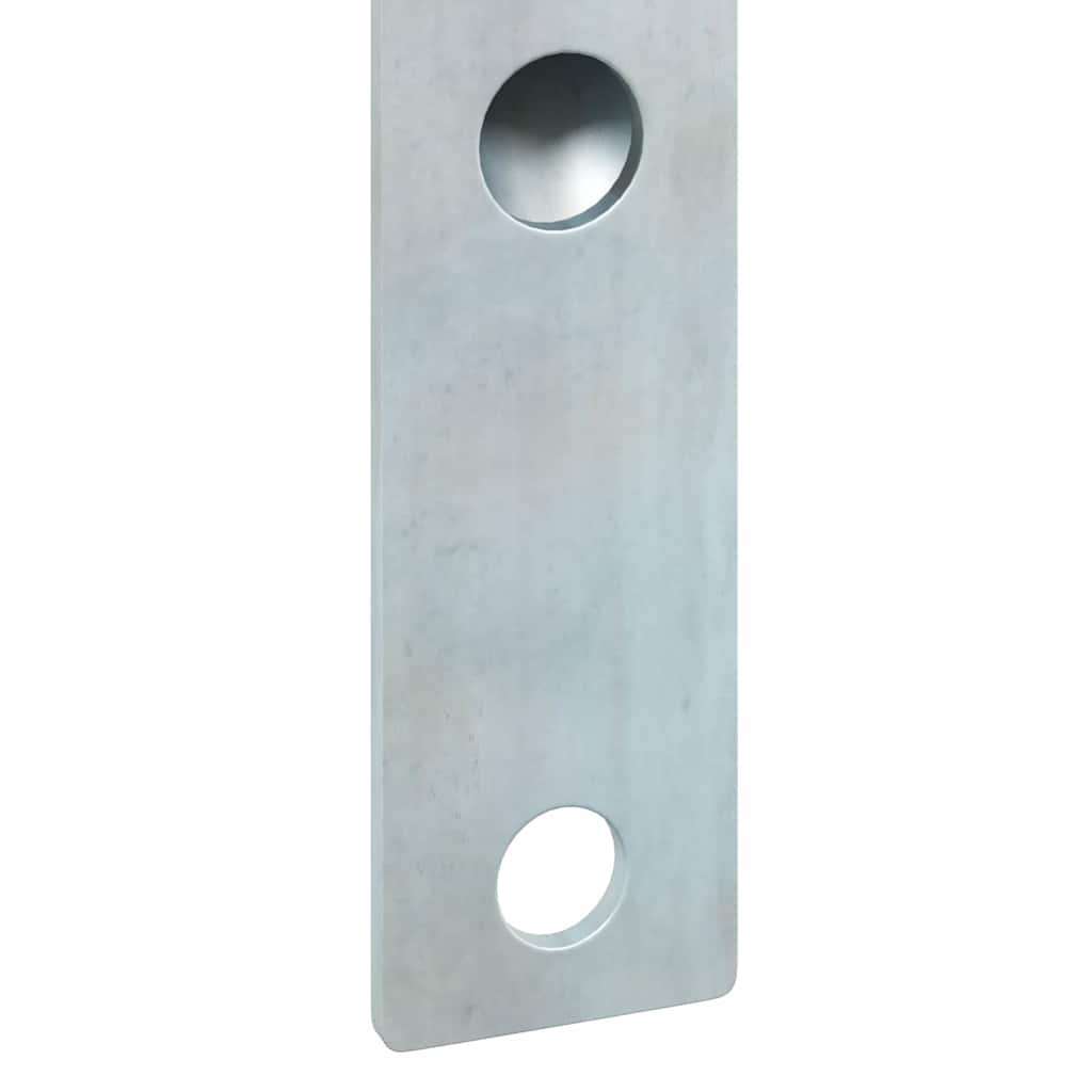 Fahnen Pole Holde Schwarz 10,5 x 7,5 x 0,25 cm Stahl