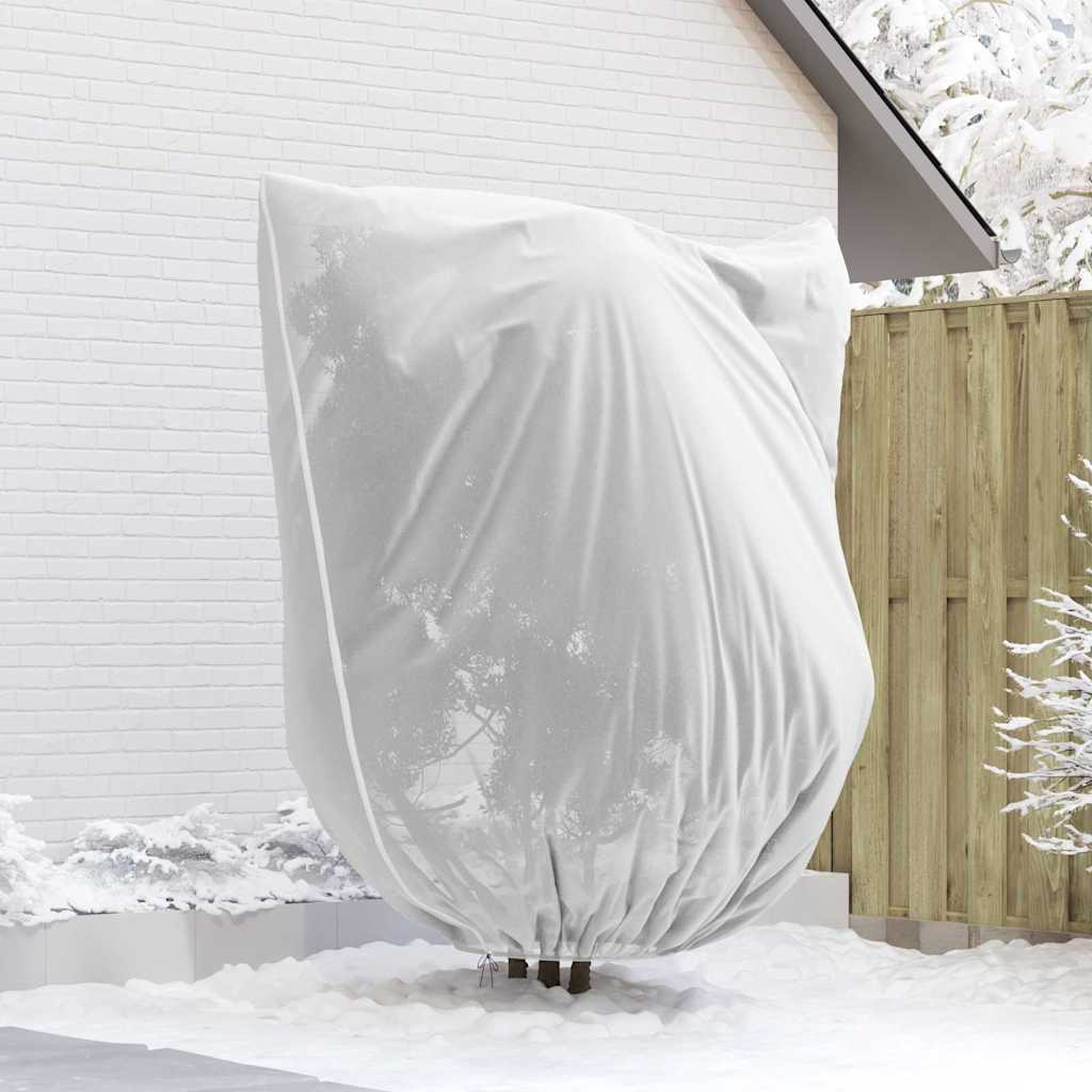 Wintervlies mit Reißverschluss 4 Stk. 70 g/m² 1x1,55 m