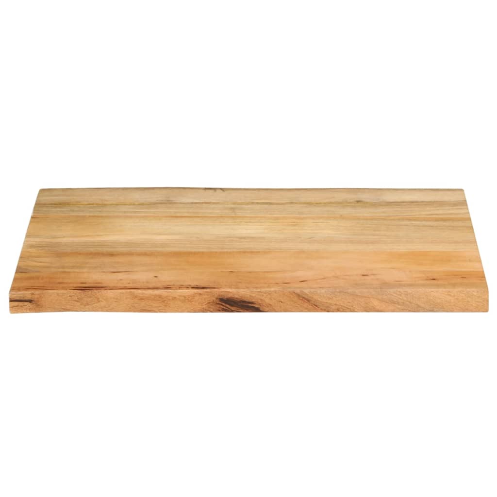 Tischplatte 40x40x2,5 cm Rechteckig Massivholz Akazie Baumkante