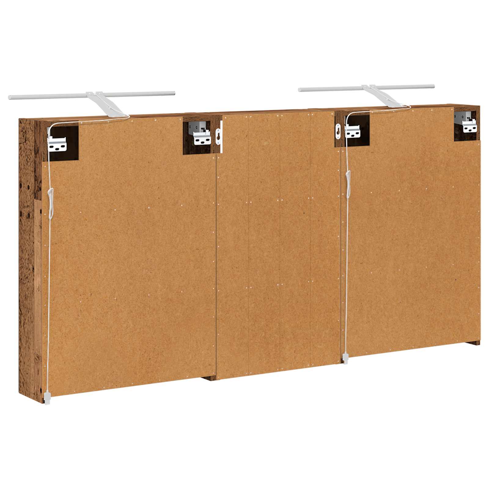 Badezimmerschrank-Set 3 pcs 80 x 10,5 x 50 cm Holzwerkstoff