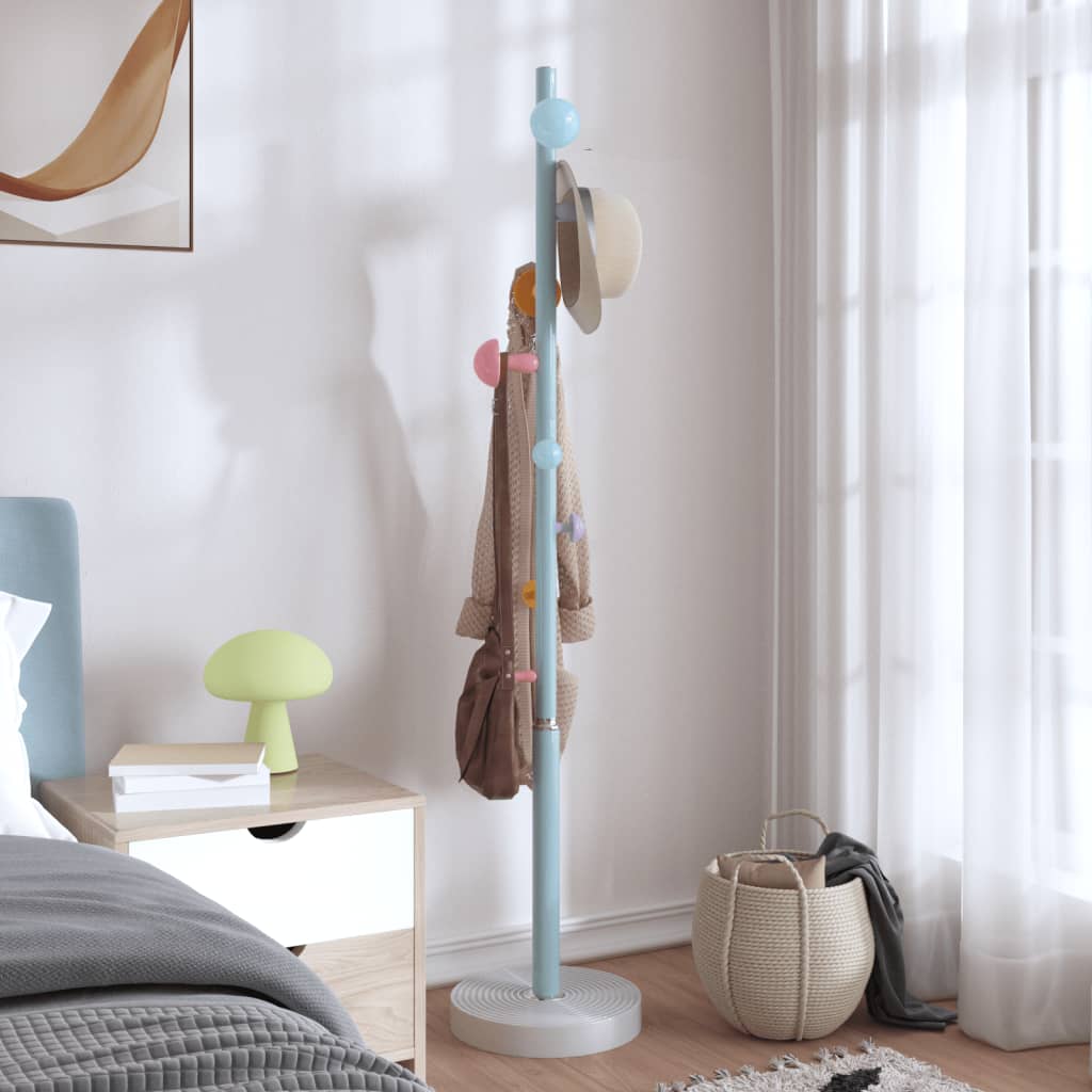 Garderobenständer Weiß 172 cm Pulverbeschichtetes Eisen