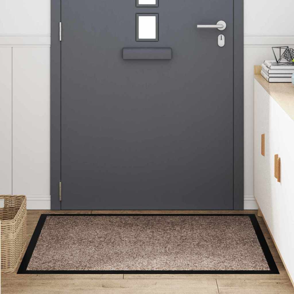 Fußmatte Anthrazit 60 x 40 x 1,2 cm Teddystoff