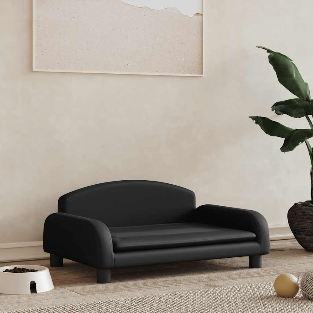 Hundebett Dunkelgrau 70x45x30 cm Stoff