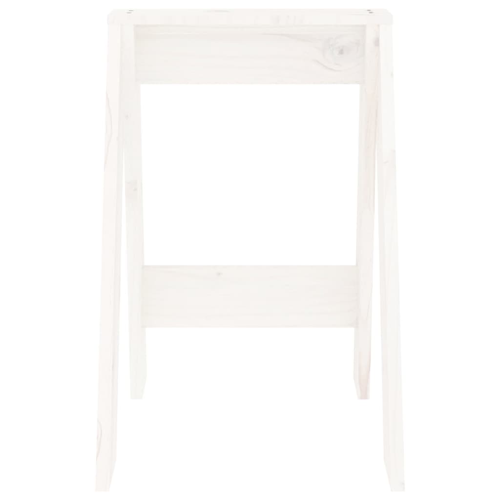 Hocker 2 Stk. 40x40x45 cm Massivholz Kiefer