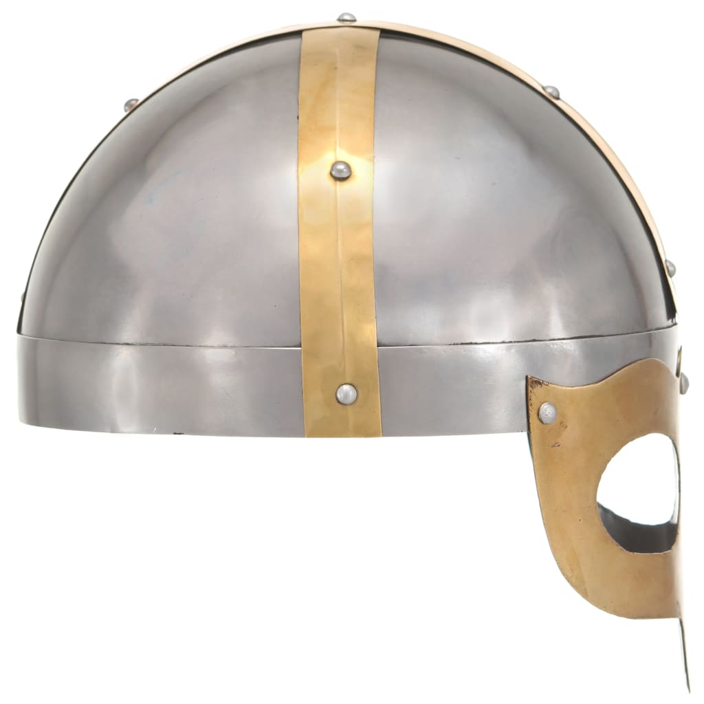 Preußische Pickelhaube Antik Replik für LARP Schwarz Stahl