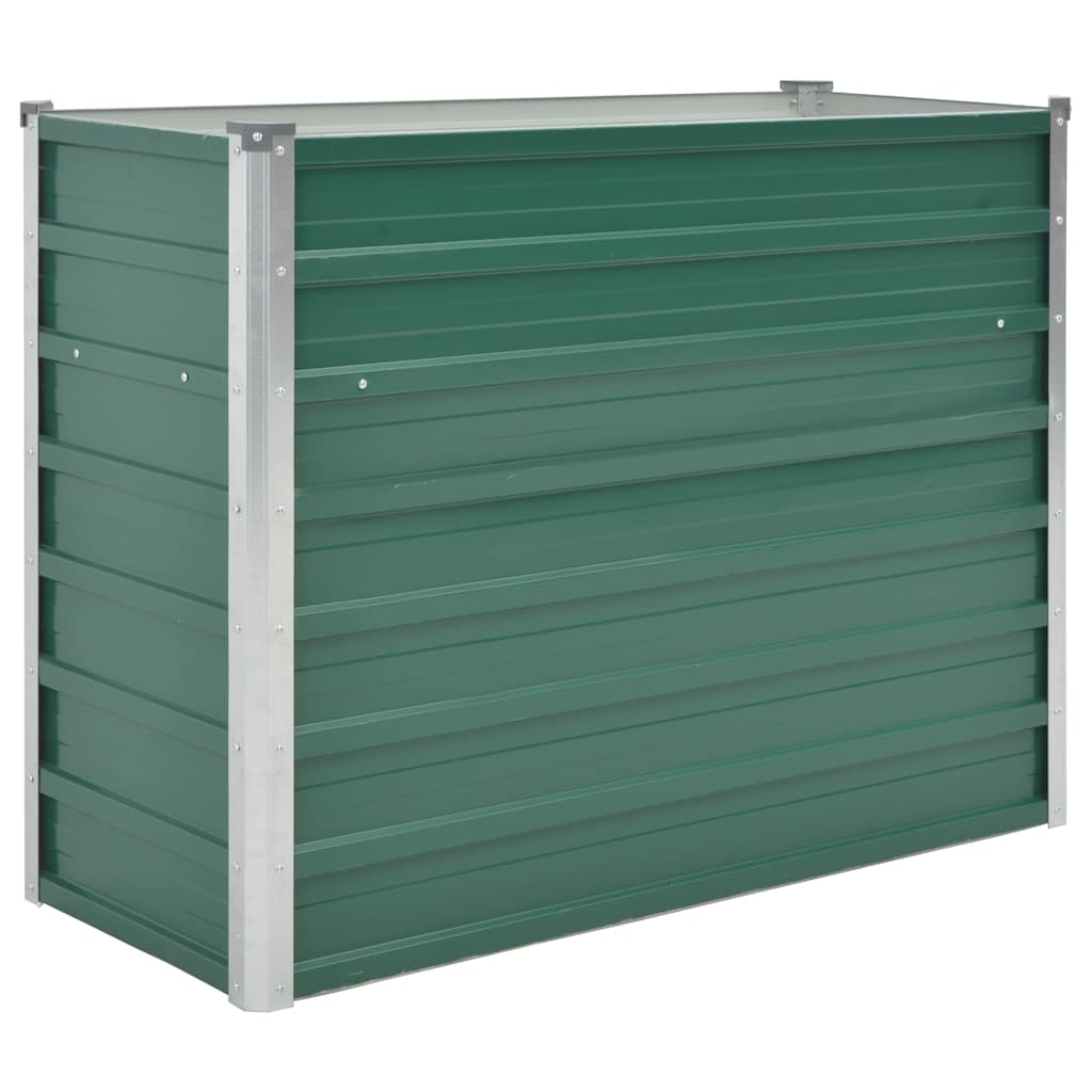 Garten-Hochbeet Verzinkter Stahl 240x80x77 cm Grün