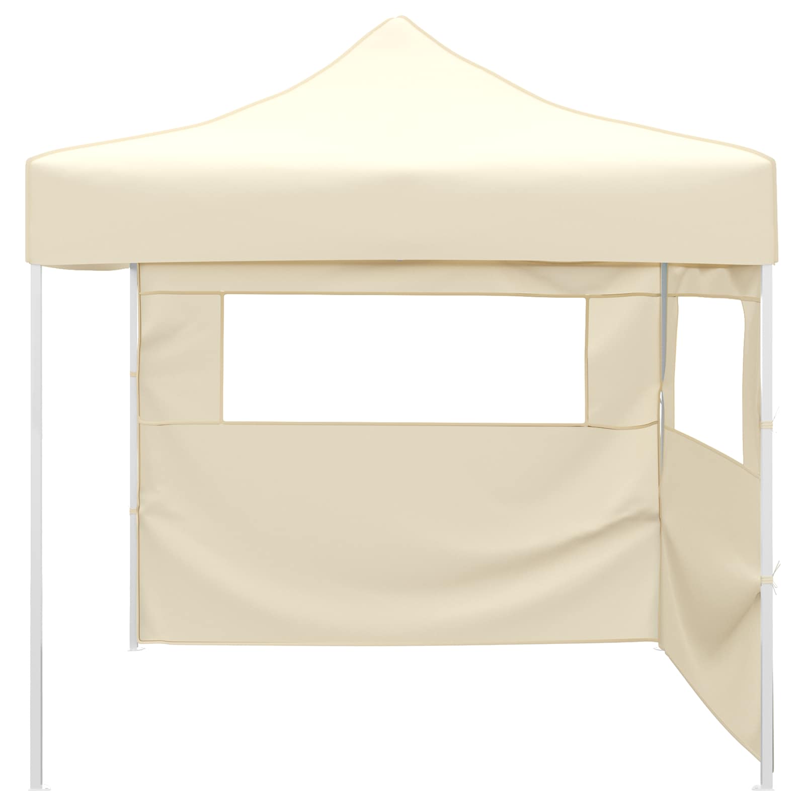 Partyzelt Faltbar Pop-Up Schwarz 292x292x315 cm