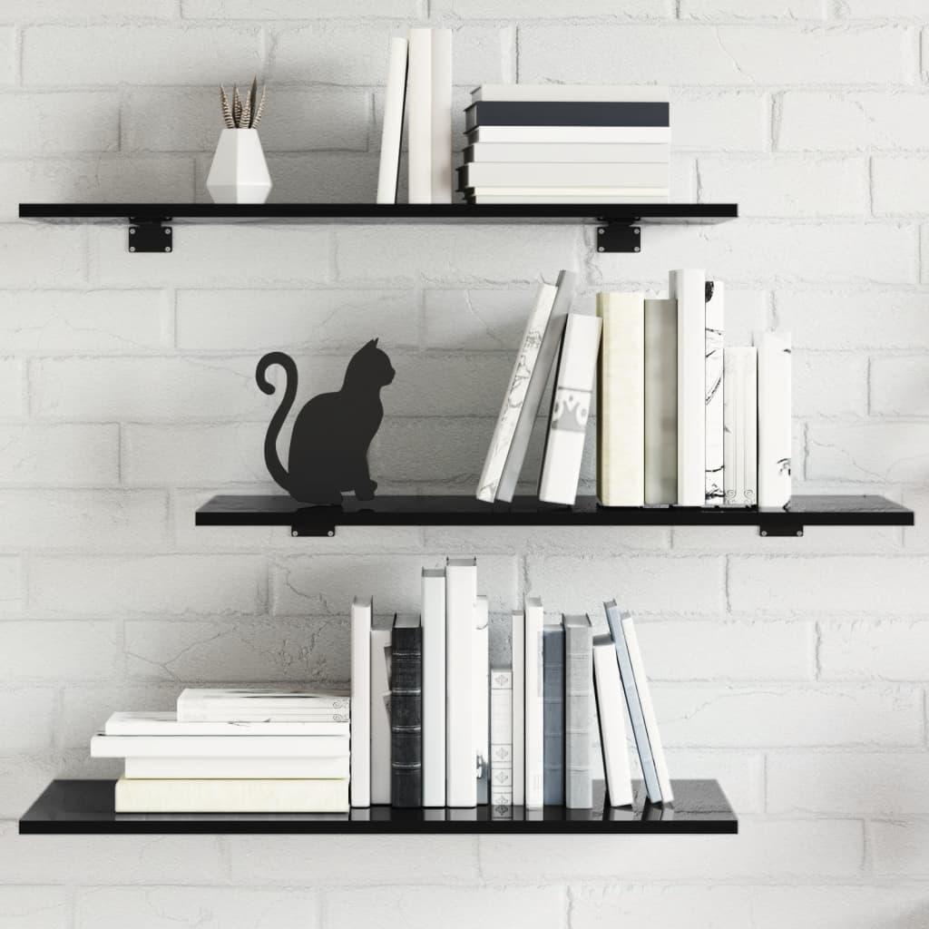 Bücherregal-Bretter 4 Stk. Weiß 40x10x1,5 cm Holzwerkstoff