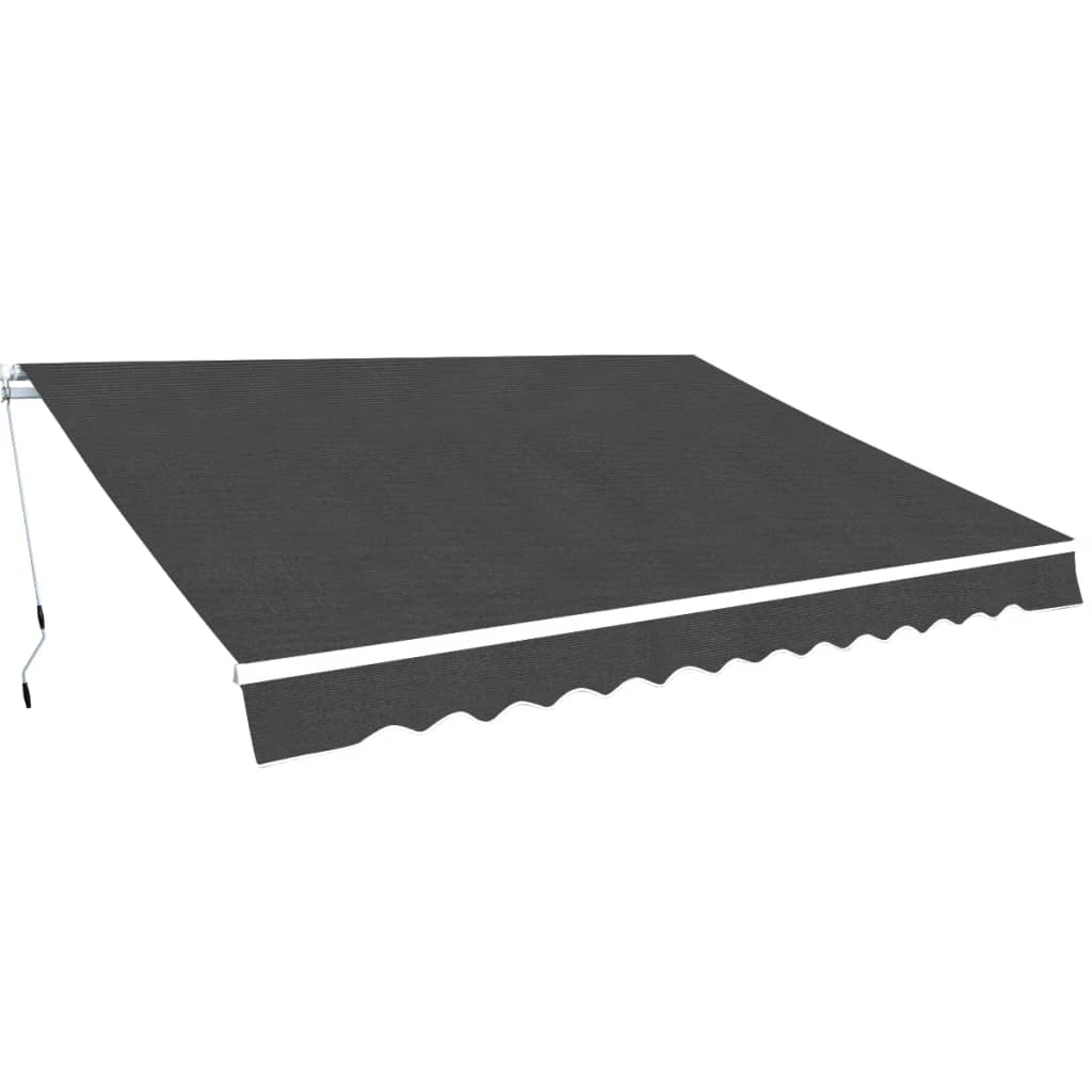 Gelenkarmmarkise 400 cm Blau/Weiß