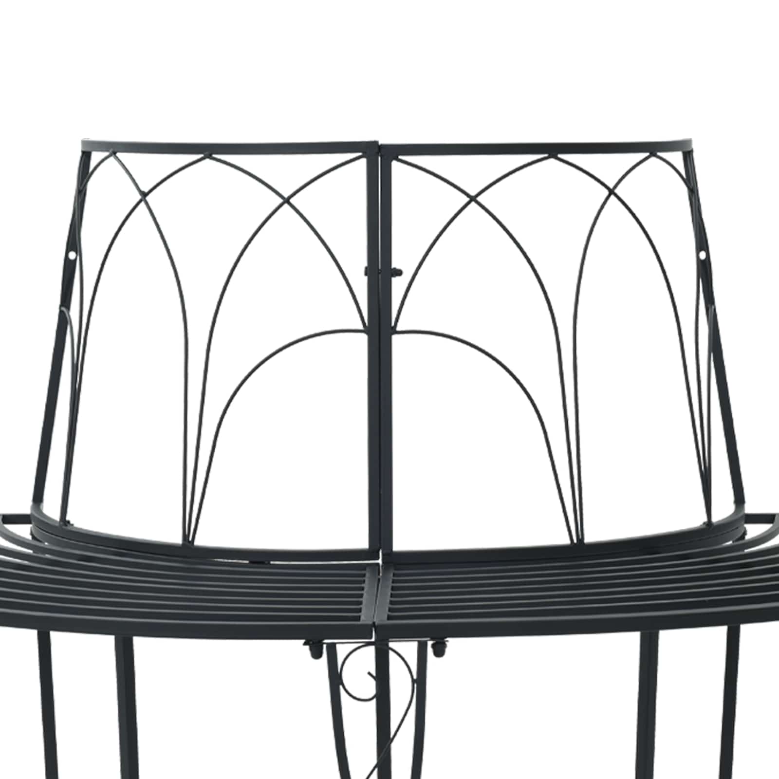 Baumbank 160 cm Stahl
