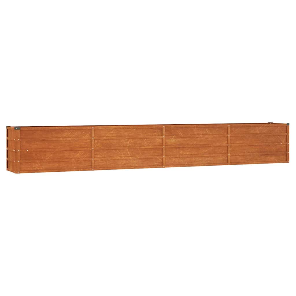 Hochbeet Rostig 100x100x77 cm Cortenstahl