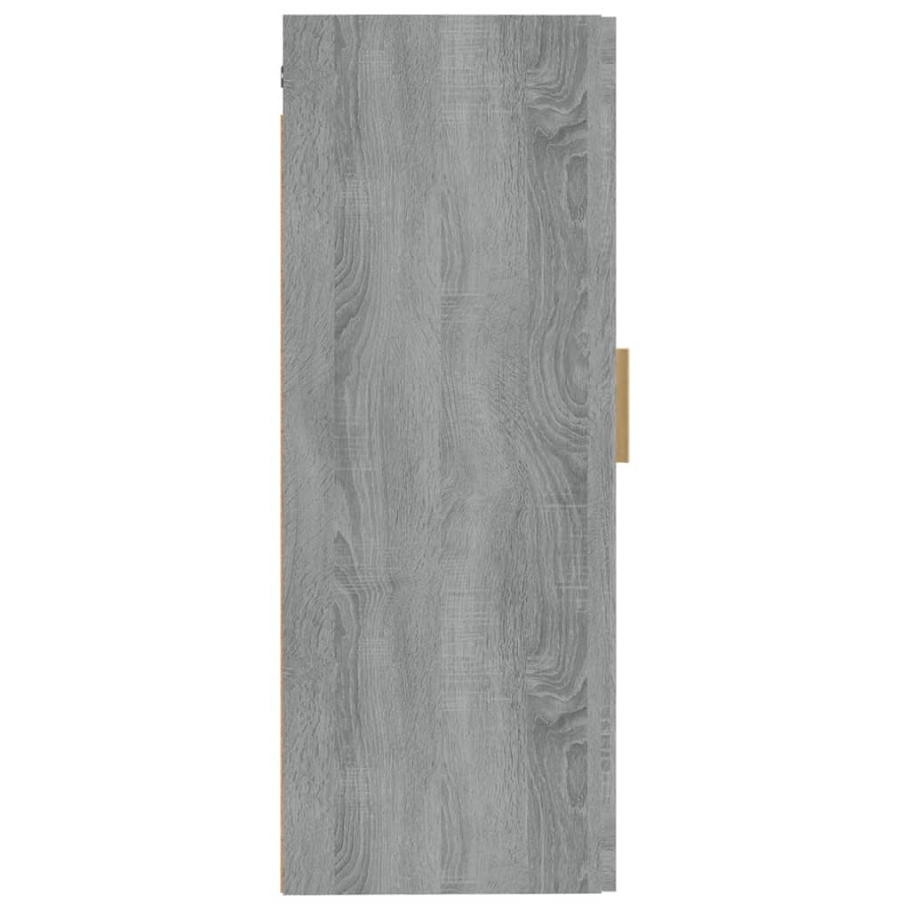 Wandschrank Weiß 35x34x90 cm Holzwerkstoff