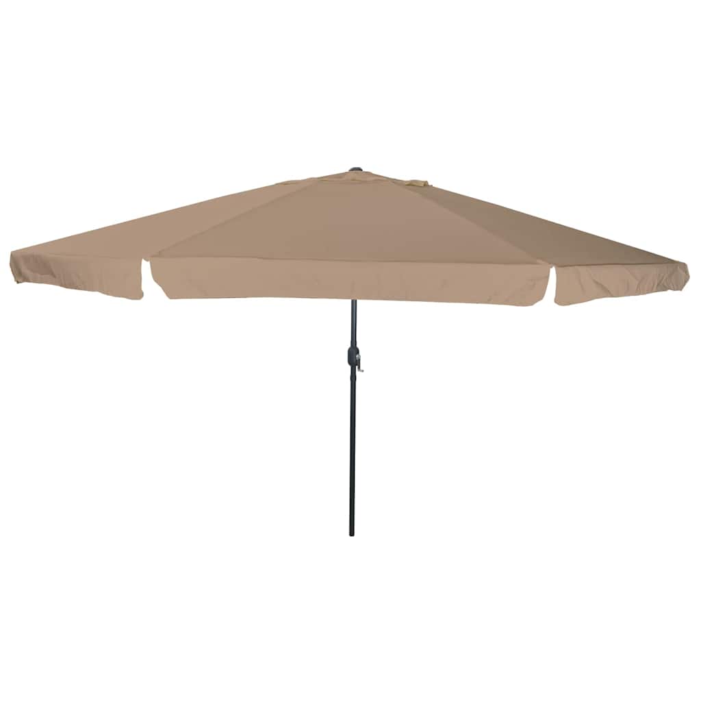 Garten-Sonnenschirm Sand 394 x 394 x 248 cm Polyester und Stahl
