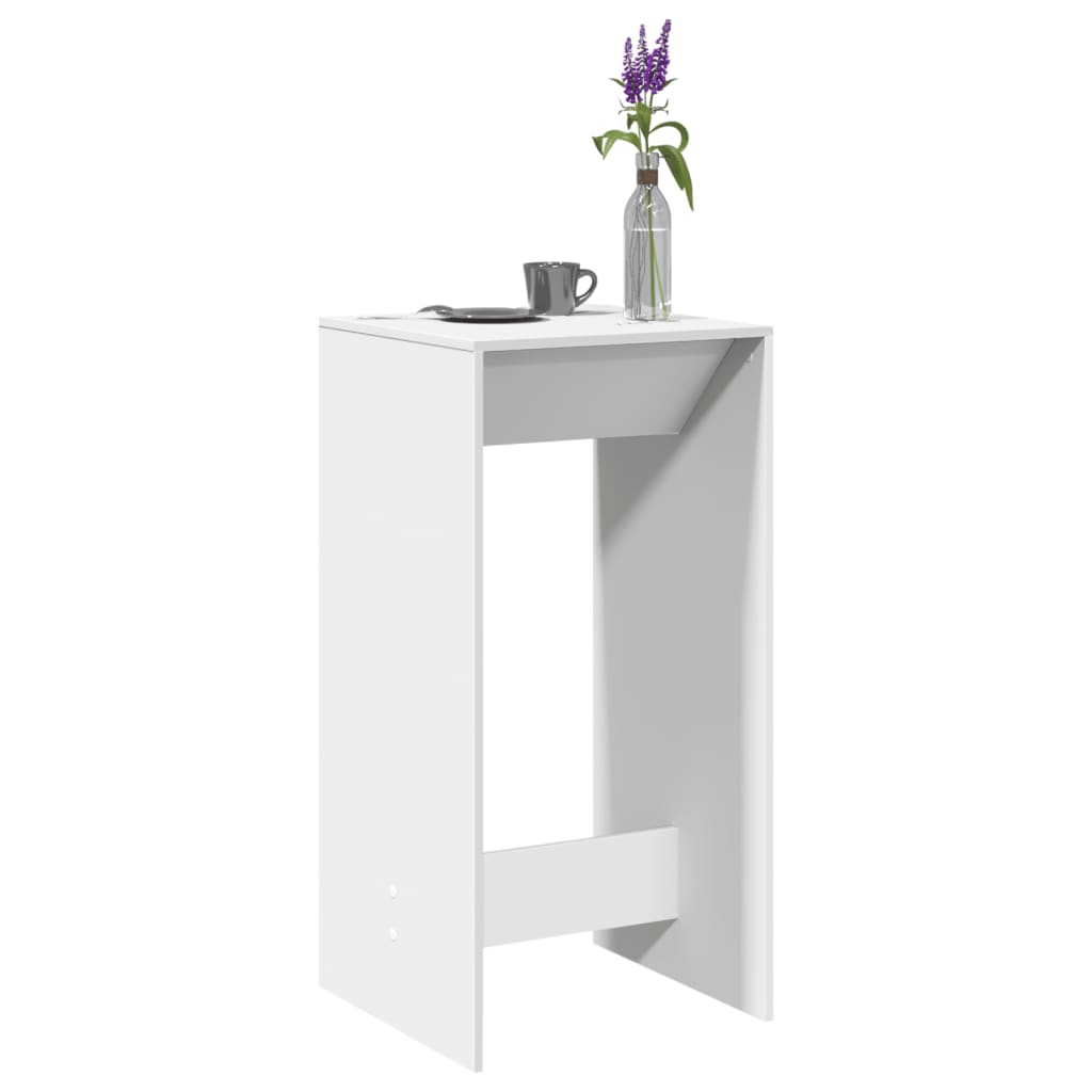 Bartisch Schwarz Eichen-Optik 102 x 50 x 103,5 cm Holzwerkstoff