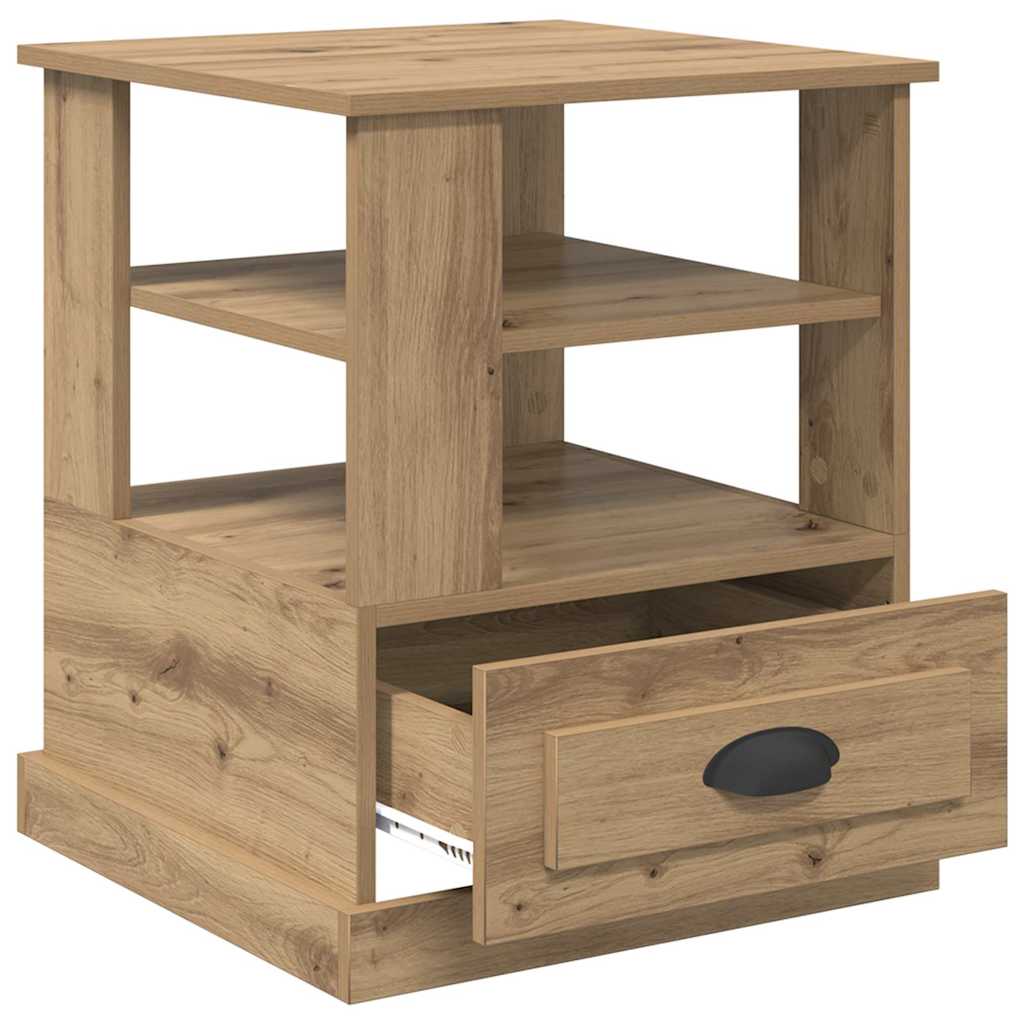 Beistelltisch Weiß 50x50x60 cm Holzwerkstoff