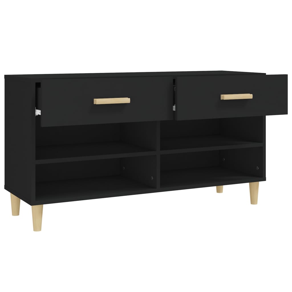 Schuhschrank Weiß 102x35x55 cm Holzwerkstoff