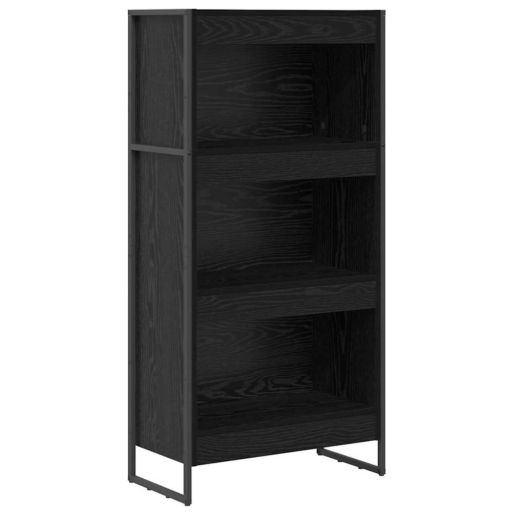 Bücherregal 2 pcs Schwarz Eichen-Optik 60 x 30 x 189,5 cm
