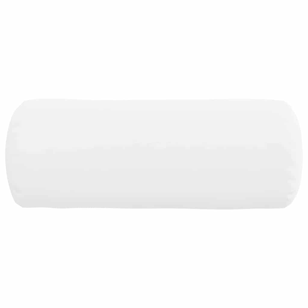 Bolsterkissen 2 Stück Hellgrau Ø 15 x 40 cm Stoff