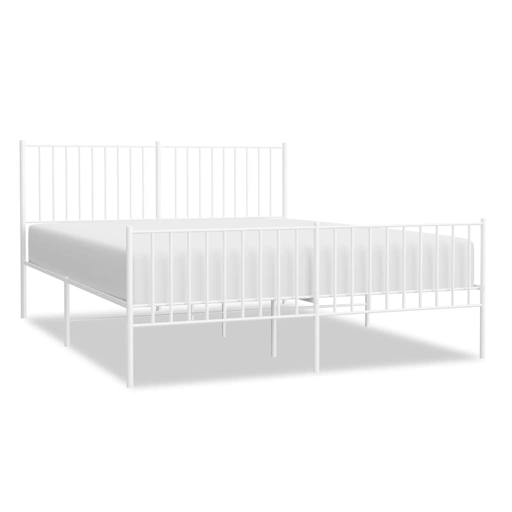 Bettgestell Metall Schwarz 75x190 cm