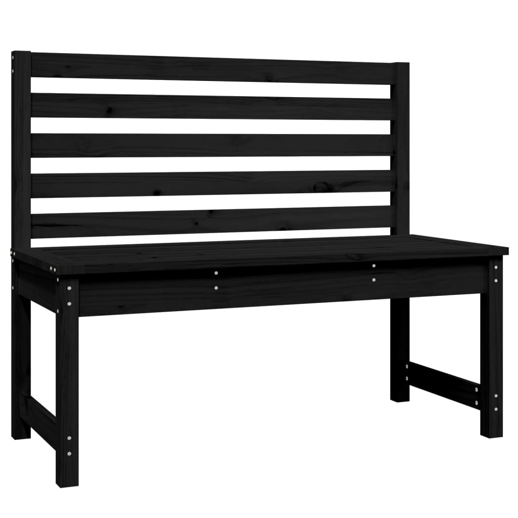 Gartenbank 109 cm Massivholz Kiefer