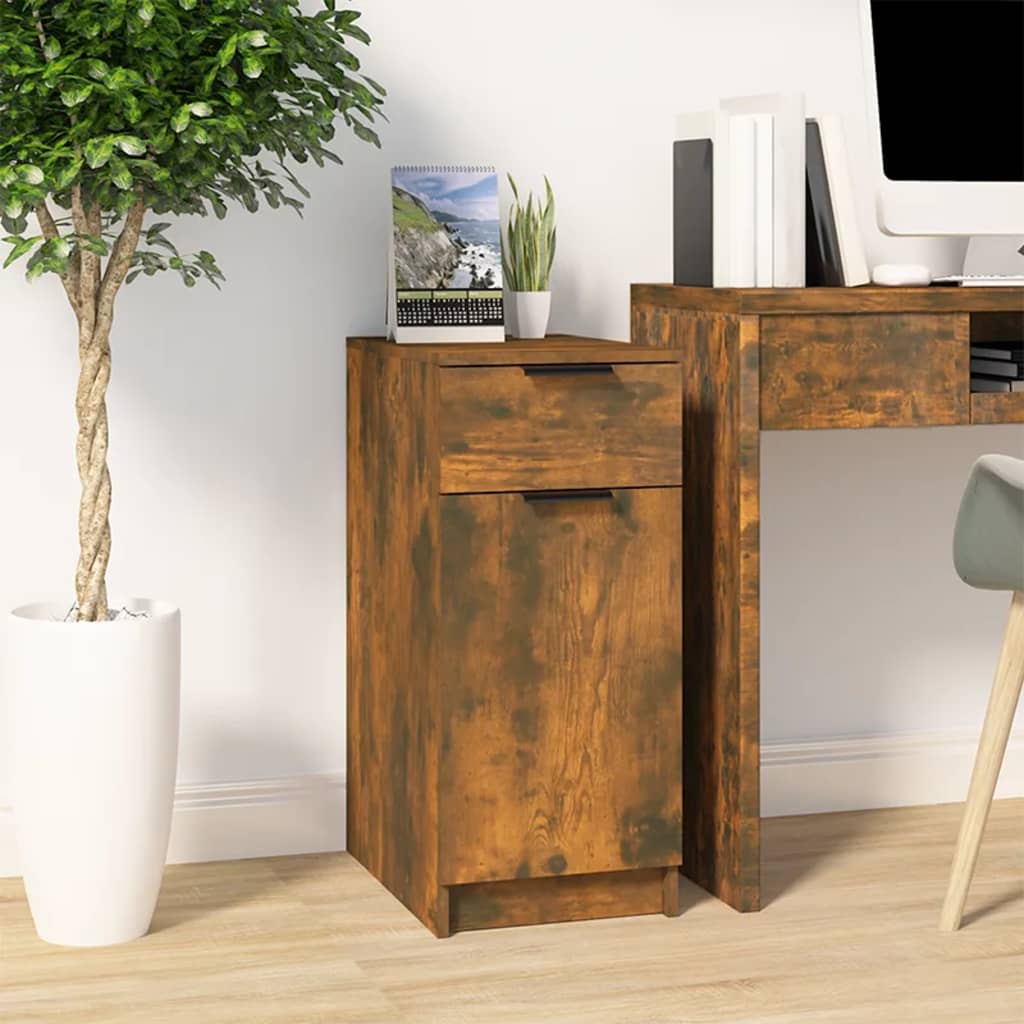 Büroschrank Weiß 33,5x50x75 cm Holzwerkstoff
