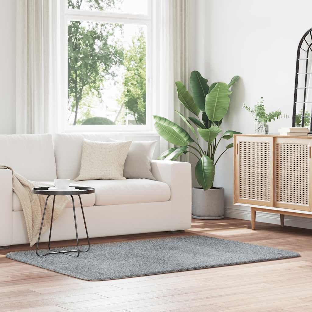 Teppich Shaggy Hochflor NAVARRA Beige 60x100 cm Polyester