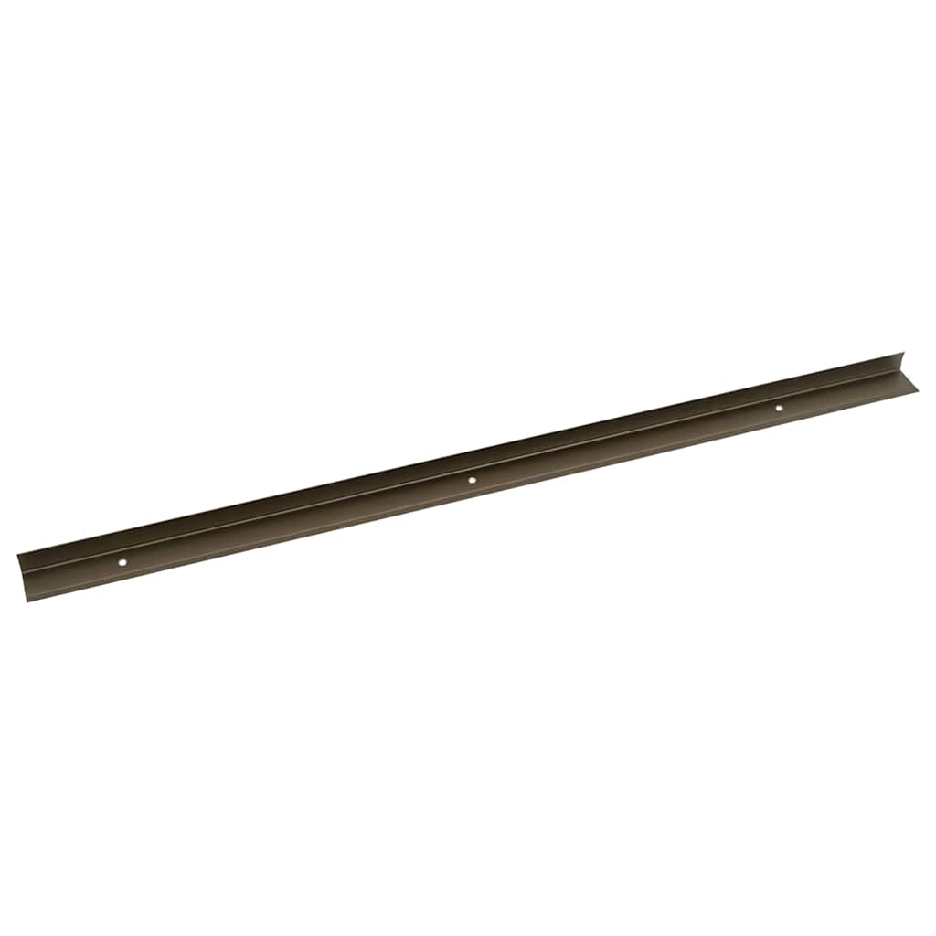 Treppenkantenprofile in L-Form 15 Stk. Aluminium 90 cm Silbern