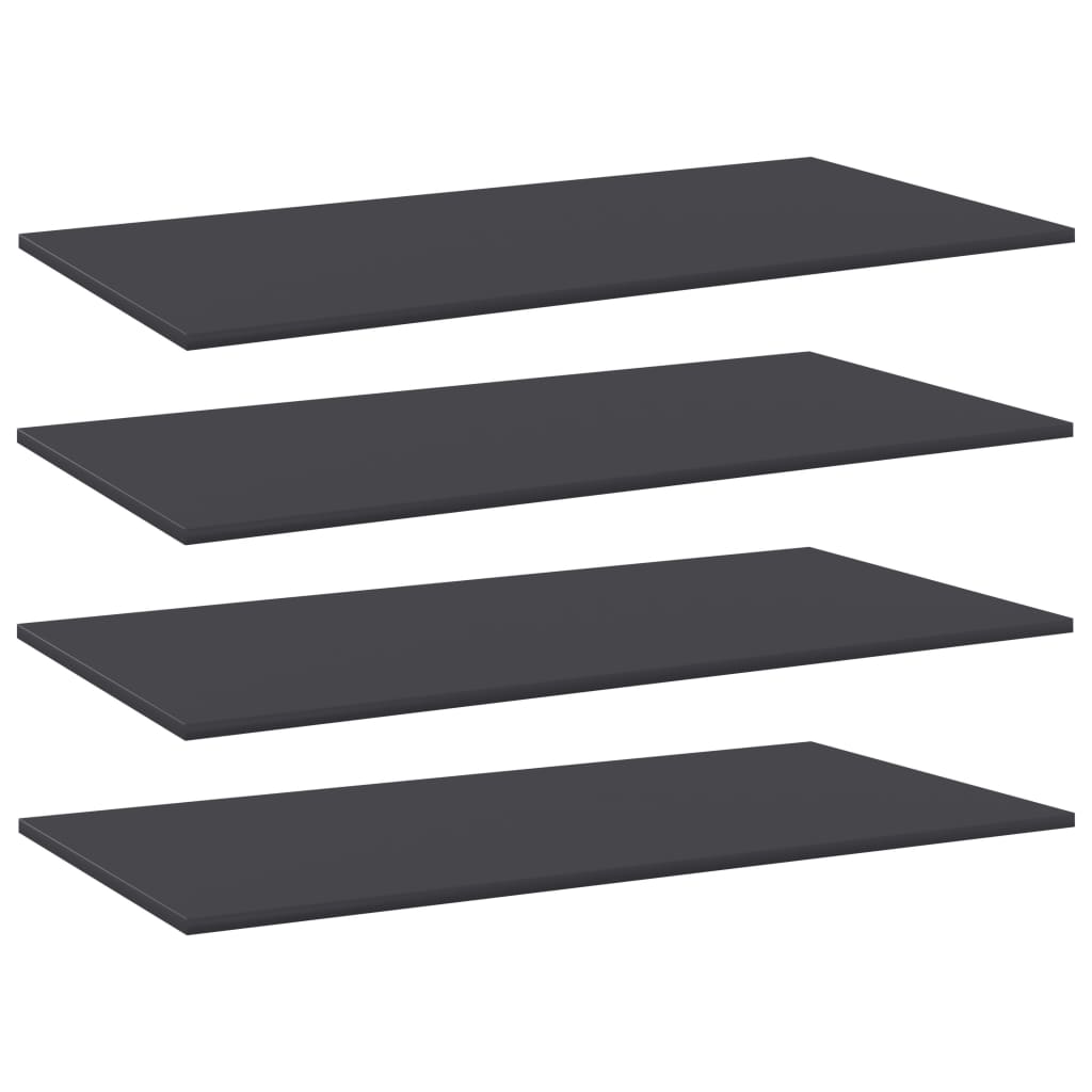 Bücherregal-Bretter 4 Stk. Weiß 40x10x1,5 cm Holzwerkstoff
