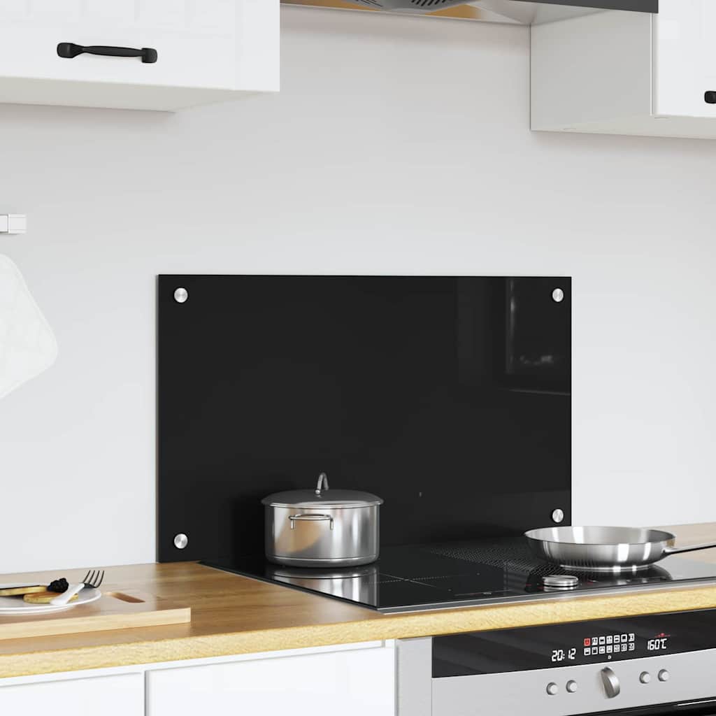 Küchenrückwand 2 pcs Weiß 70 x 40 cm Gehärtetes Glas