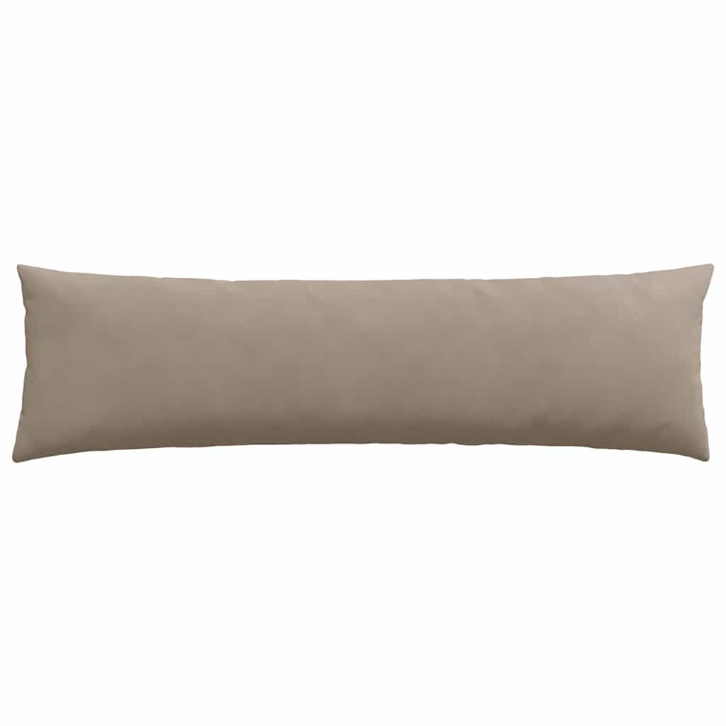 Sofakissen 2 Stück Taupe 50 x 30 cm Stoff
