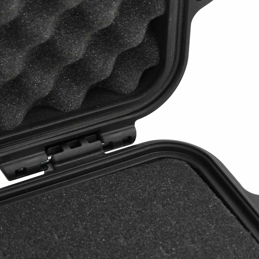 Koffer für Flugreise Tragbar Schwarz 46,5x21,5x17,5 cm PP