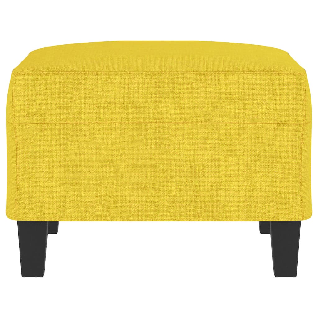 Fußhocker Hellgrau 60x50x41 cm Stoff
