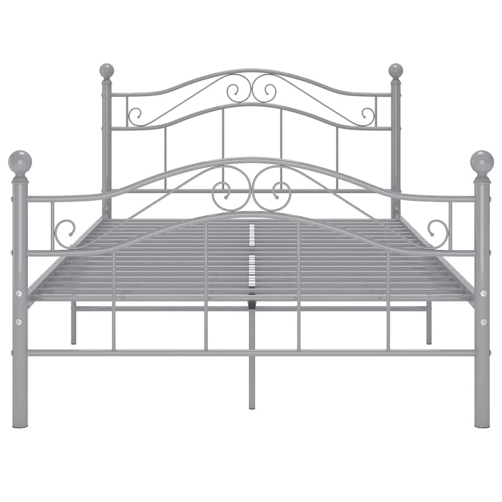 Bett Weiß Metall 120x200 cm
