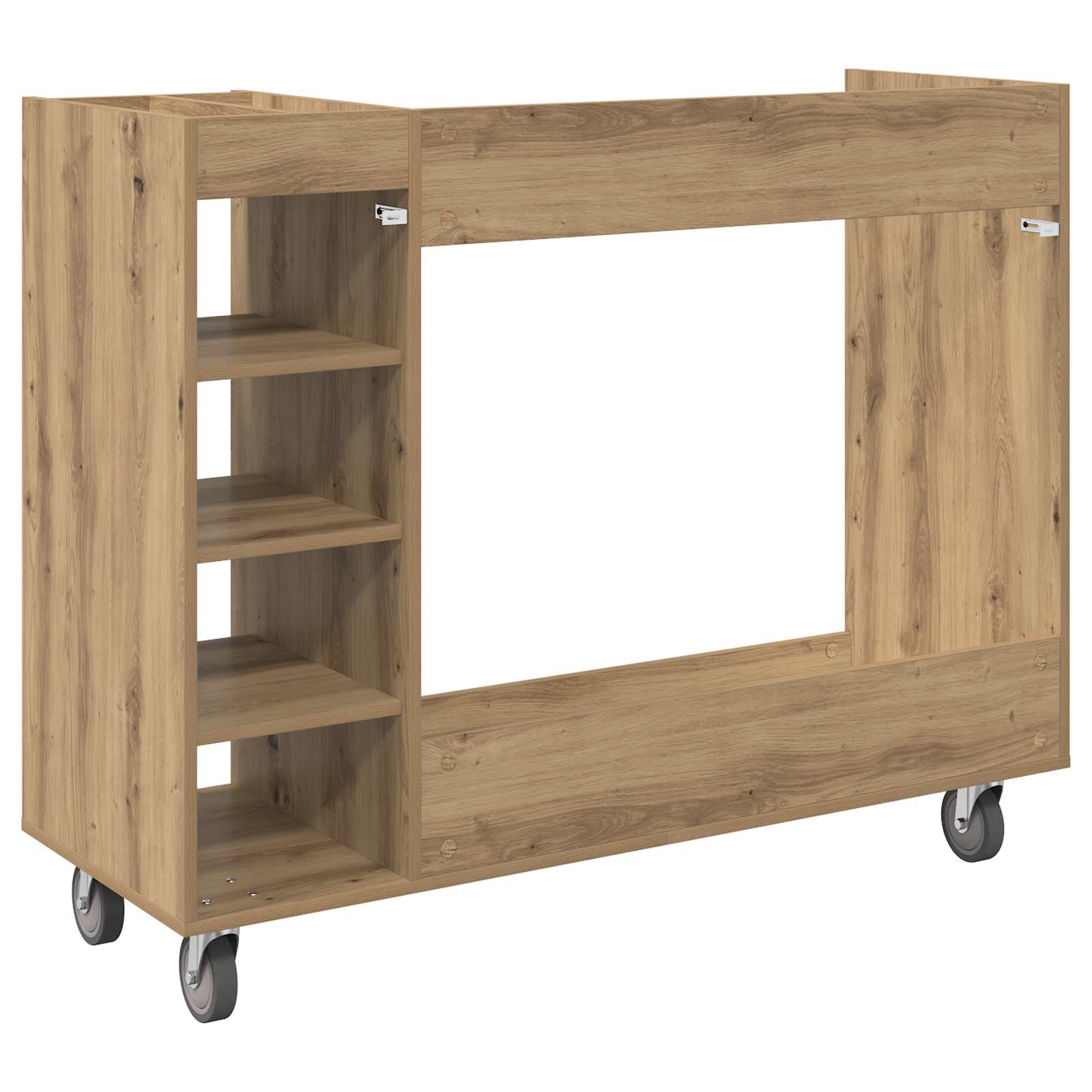 Golf Schrank Mit Rad Uni Weiß 65 x 45 x 98 cm