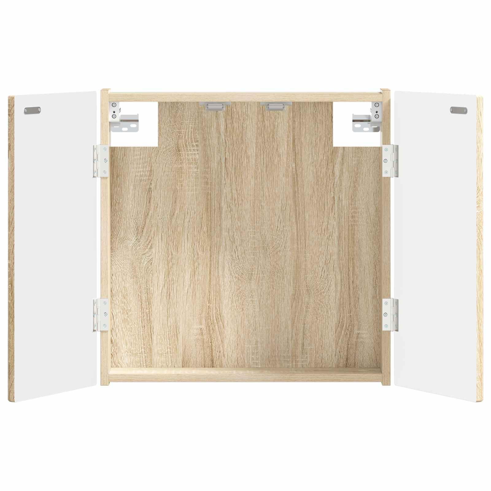Dartboard Schrank ALKMAAR Weiß 52,5 x 10,5 x 53,5 cm