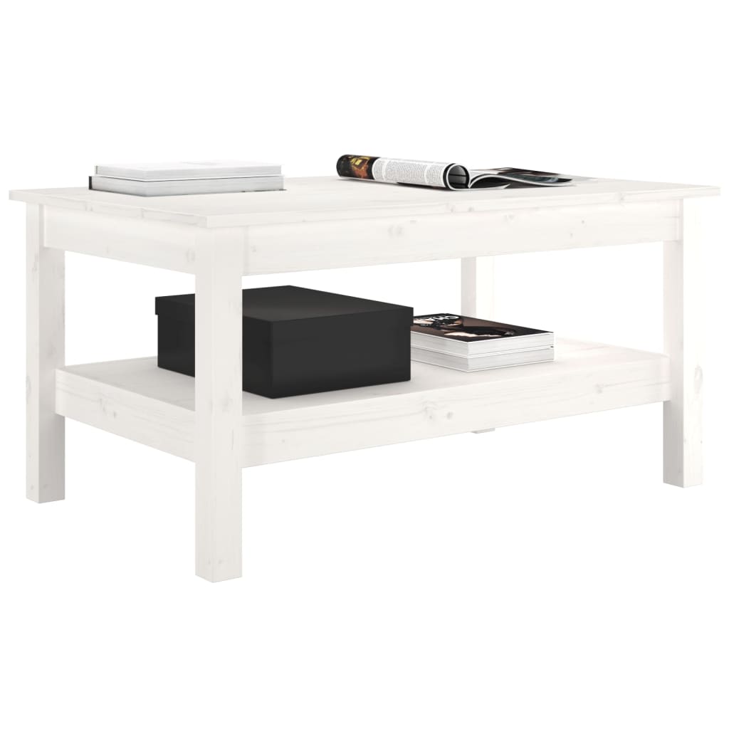 Couchtisch 45 x 45 x 40 cm Massivholz Kiefer