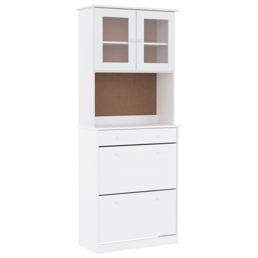 Highboard ALTA 77x35x188 cm Massivholz Kiefer